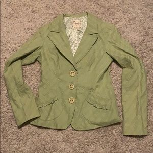 Girlie green blazer